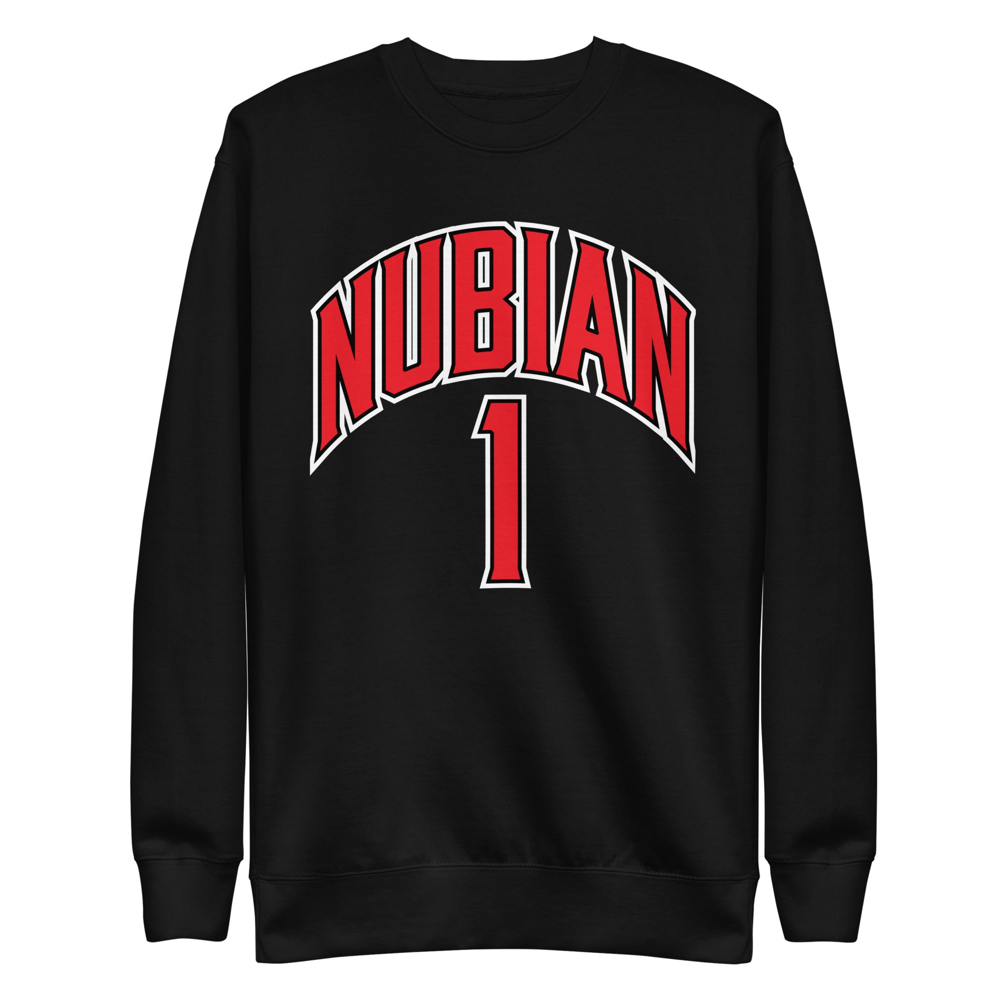 NUBIAN 1 BLACK Premium Sweatshirt