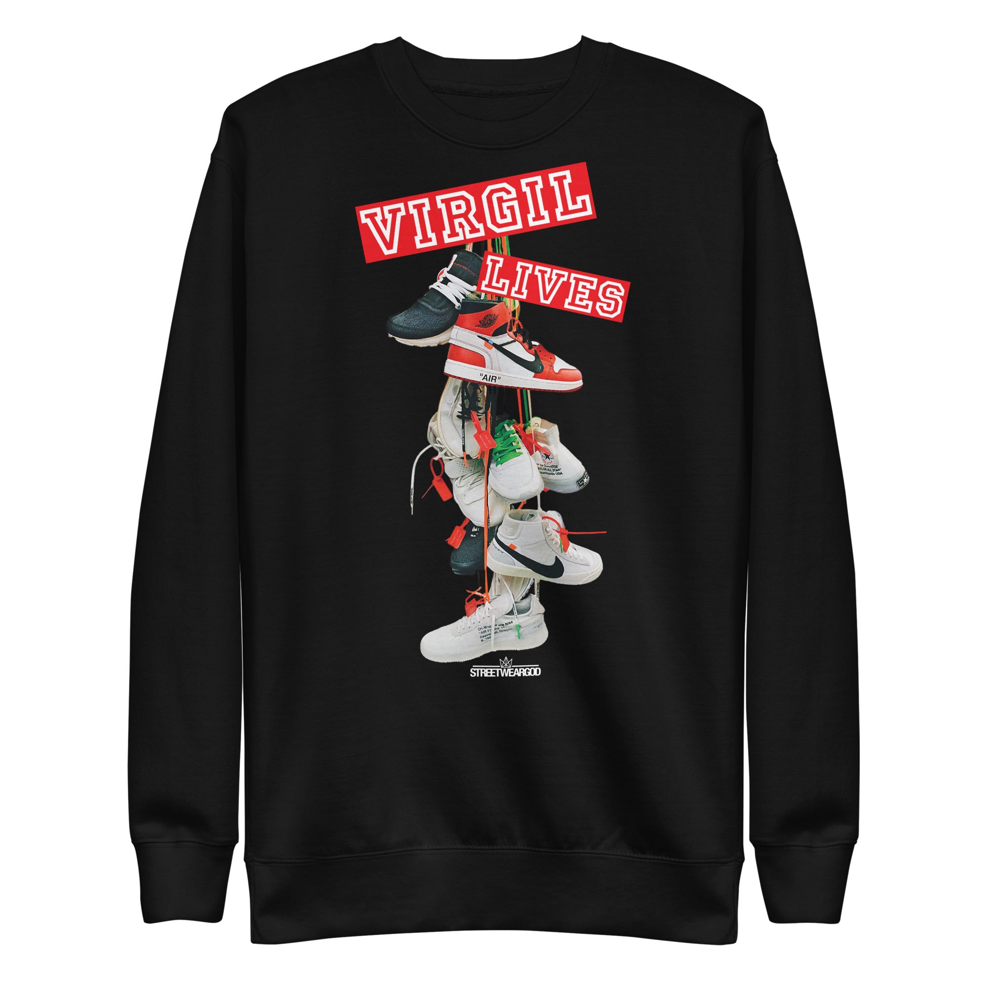 VIRGIL LIVES BLACK Unisex Premium Sweatshirt