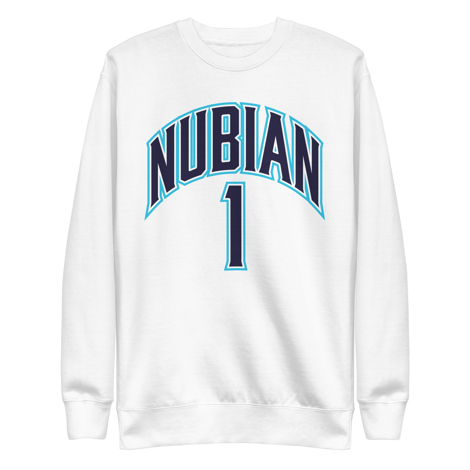 NUBIAN 1 WHITE Premium Sweatshirt